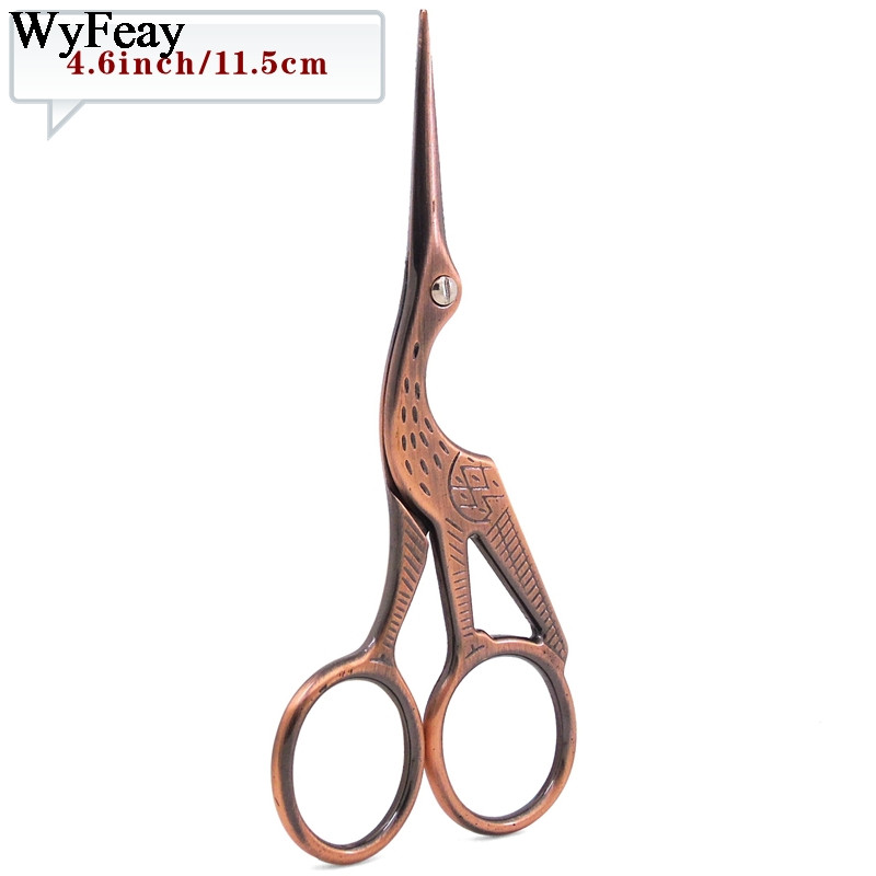 Ždral Usta Škare Križni bod Starinski Vintage Zanat Šivaće Škare Ribolov Konac od nehrđajućeg čelika Škare Rezanje tkanine