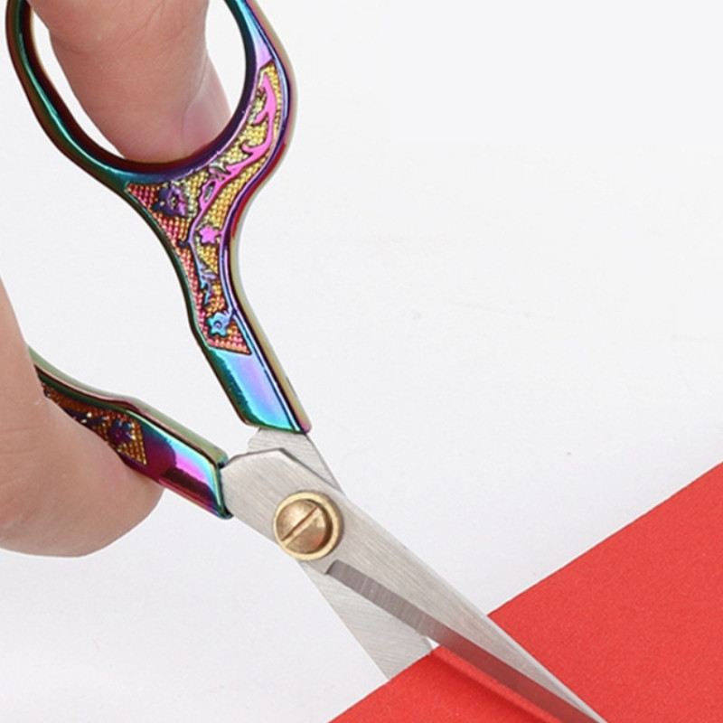 Nerūsējošā tērauda vintage šķēres šūšanas audumu griezējs izšūšanas šķēres drēbnieks šķērveida diegu šķēres instrumenti šūšanas šķērēm