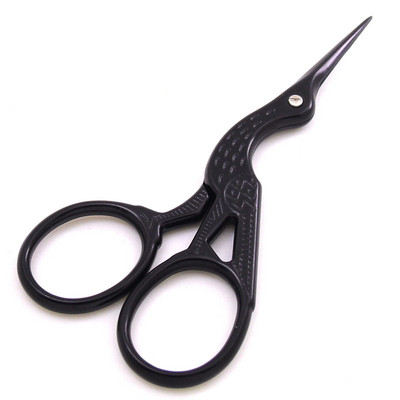 Izturīgas nerūsējošā tērauda šķēres Retro klasiskās mākslas stārķu putnu šķēres DIY šūšanas drēbnieki griezēji Veidošanas instrumenti mājas aksesuārs