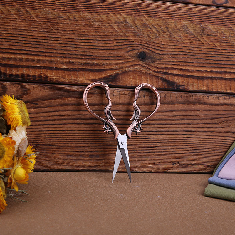 MIUSIE 1 TK Vintage käärid Antiikkäärid vastupidavad ja teravad sobivad rätsepatele kanga lõikamiseks ja ristpistes õmblemiseks