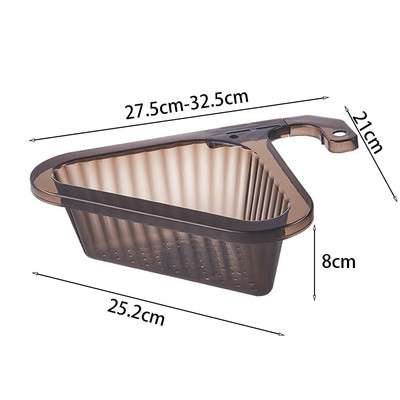 Ziloņu notekas grozs Daudzfunkcionāls virtuves glabāšanas notekas grozs Mājsaimniecības augļu un dārzeņu grozs Plastmasas notekas grozs