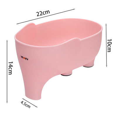 Ziloņu notekas grozs Daudzfunkcionāls virtuves glabāšanas notekas grozs Mājsaimniecības augļu un dārzeņu grozs Plastmasas notekas grozs