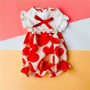 Salds suņu krekls kleita mājdzīvnieku apģērbs vasarā apdrukāts tauriņš bez piedurknēm zeķturi Svārki kucēnu apģērbs Princeses meiteņu kleitas Yorkie