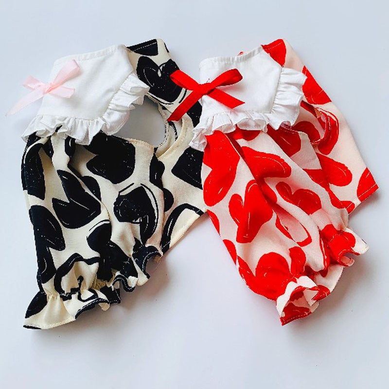 Salds suņu krekls kleita mājdzīvnieku apģērbs vasarā apdrukāts tauriņš bez piedurknēm zeķturi Svārki kucēnu apģērbs Princeses meiteņu kleitas Yorkie