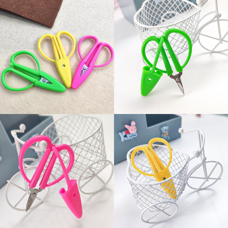 Kaasaskantavad minikäärid koos korgikääridega kaitsekattega niidipea lõigatud tikandid väikesed terava otsaga käärid õmblemiseks