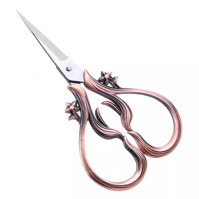 SHWAKK 1 τμχ Vintage Scissors Antique Scissors ανθεκτικό και αιχμηρό Κατάλληλο για ράφτες που κόβουν ύφασμα και ράβουν σταυροβελονιά