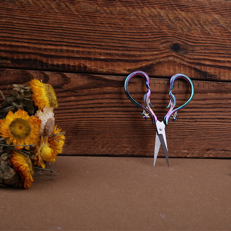 SHWAKK 1 τμχ Vintage Scissors Antique Scissors ανθεκτικό και αιχμηρό Κατάλληλο για ράφτες που κόβουν ύφασμα και ράβουν σταυροβελονιά