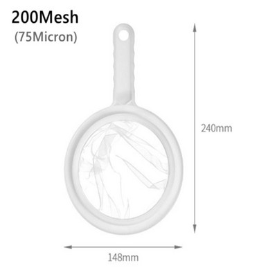 Stiepļu siets smalku sietu eļļas sietiņš Miltu siets siets caurduris Virtuves instrumenti