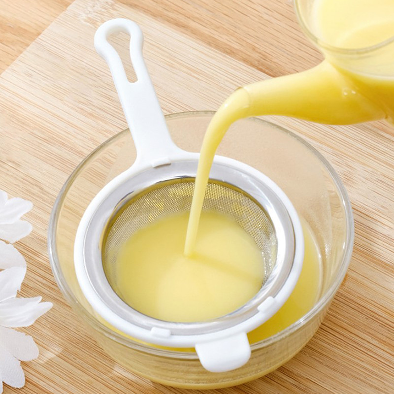 Stiepļu siets smalku sietu eļļas sietiņš Miltu siets siets caurduris Virtuves instrumenti