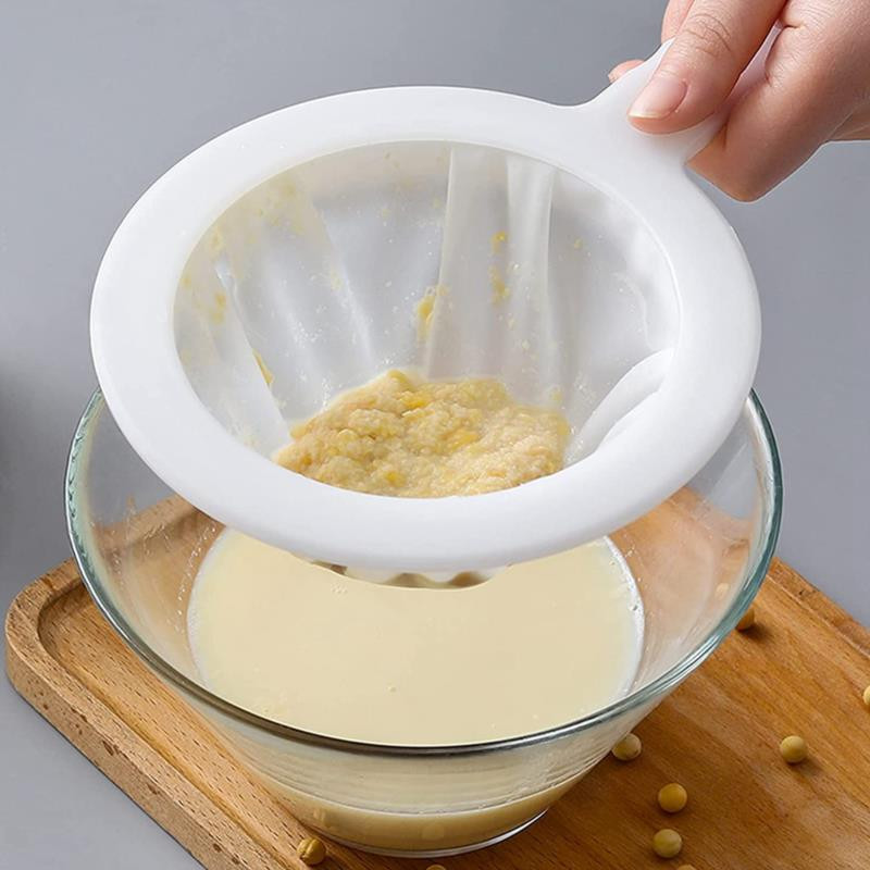 Stiepļu siets smalku sietu eļļas sietiņš Miltu siets siets caurduris Virtuves instrumenti