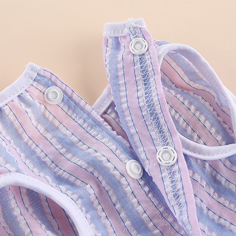 Vertikaalsete triipudega koerakleidid suvised väikese koera riided Ropa Perro Chihuahua armas seelik kutsika printsessi kleit Yorkshire`i lemmikloomade riided