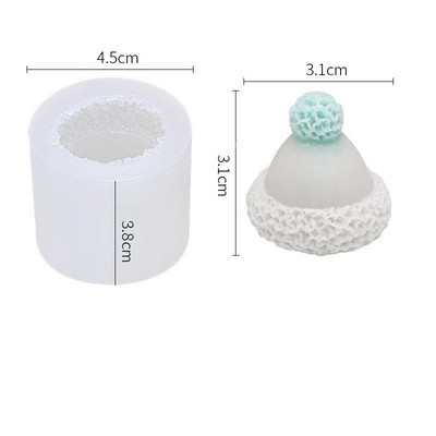 2022 karácsonyfa szilikon formák barkácsolás kézzel készített aromás gipsz illatos gyertyaforma karácsonyi dekorációk lakberendezési kézműves