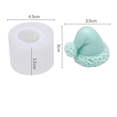 2022 karácsonyfa szilikon formák barkácsolás kézzel készített aromás gipsz illatos gyertyaforma karácsonyi dekorációk lakberendezési kézműves