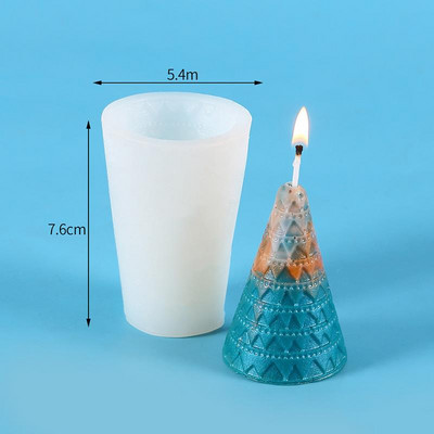 2022 karácsonyfa szilikon formák barkácsolás kézzel készített aromás gipsz illatos gyertyaforma karácsonyi dekorációk lakberendezési kézműves