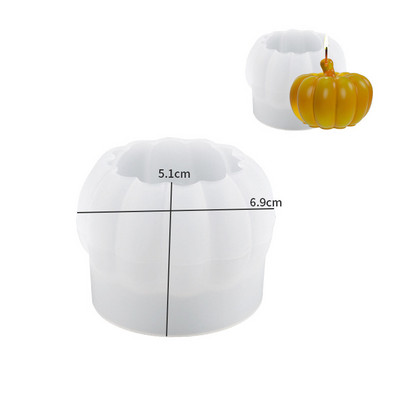 Jauna Helovīna lāsta lelle svece, silikona veidne DIY amatniecības ģipša sveķu ziepju izgatavošanas komplekts aromterapijas svece ar rokām gatavota svētku dāvana