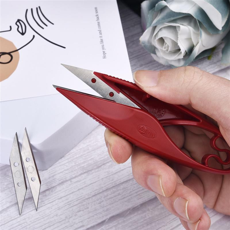 U formas griešanas šķēres Šūšanas Šķēres Apgriešanas Knaibles Dzija Nerūsējošā tērauda izšuvumi Amatniecība Praktiskas drēbnieku šķēres Šķēres