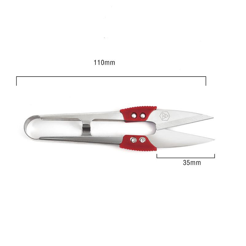 U formas griešanas šķēres Šūšanas Šķēres Apgriešanas Knaibles Dzija Nerūsējošā tērauda izšuvumi Amatniecība Praktiskas drēbnieku šķēres Šķēres