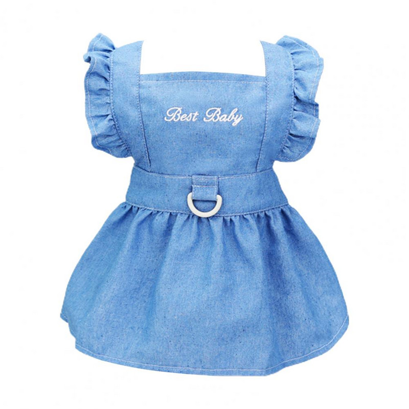 Lemmikloomakleit Tikitud tähed Puhv varrukas Lemmiklooma seelik tõmbekonks Suvine kiisu riided Koerte rõivad õues