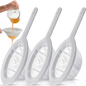 100/200/400 tinklelio daugkartinio naudojimo nailoninis itin smulkus filtras tinklinis sietelis šaukštas sietelis sojų pieno sultys kavos maisto filtras virtuvės kiaurasamtis