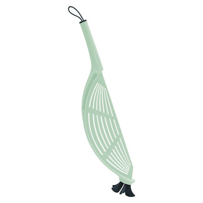 Plastmasas pusmēness pannas sietiņš ar rokturi ūdens filtriem, rīsiem, augļiem, dārzeņiem, makaronu caurduris virtuves piederumiem