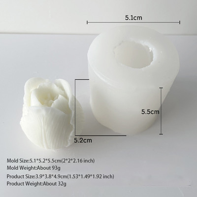 Jauna ziedu rožu sveču vaska silīcija 3D ziepju veidņu kūka dekorēšanas rokasgrāmata ar rokām gatavota sveķu māla konfekšu šokolādes Gumpaste veidne