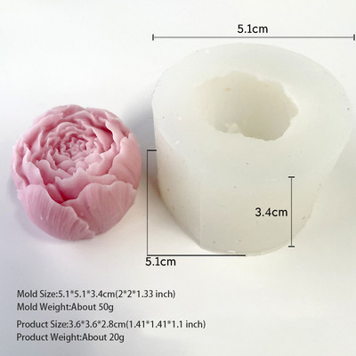 Jauna ziedu rožu sveču vaska silīcija 3D ziepju veidņu kūka dekorēšanas rokasgrāmata ar rokām gatavota sveķu māla konfekšu šokolādes Gumpaste veidne
