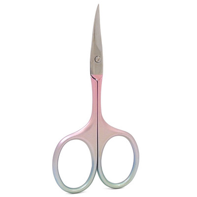 Izliektas, cute vintage mazas uzacu šķēres, leņķveida skaistumkopšanas šķēres makšķerēšanai krustdūriena izšūšanai šūšanas rīka vītne