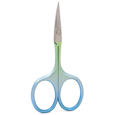 Izliektas, cute vintage mazas uzacu šķēres, leņķveida skaistumkopšanas šķēres makšķerēšanai krustdūriena izšūšanai šūšanas rīka vītne