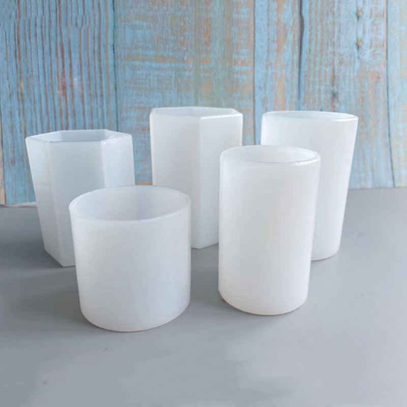 3D-silindri kujuga küünlakujuline silikoonvorm DIY tsentriga küünla seebivorm käsitöö kingituste tegemine krohvivaigust vahast omatehtud kaunistus