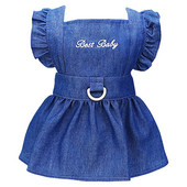 Suņu kleita kucēnam Luksusa svārki Suņu apģērbi Princešu kleitas Kāzu vakarkleita Tutu svārki Džinsu svārki maziem suņiem Apģērbs