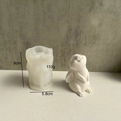 Jauna bezsejas Ziemassvētku vecīša sveces silikona veidne DIY rūķu smaržu akmens sveču izgatavošana no ģipša sveķu veidnes brīvdienu dāvanu mājas dekorēšanai