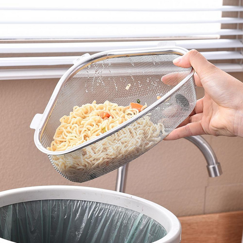 Drenāžas statīvs 1. komplekts notekas grozs, smalks siets, neslīdošs apakšējais notekas ērta piekļuve pret aizsērēšanu, caurspīdīgs, redzams virtuves sīkrīks