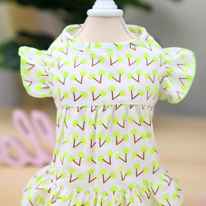 Saldi mājdzīvnieku suņu apģērbi volāniem kucēnu kleita Jauki mājdzīvnieku svārki kaķēnu kleitas kaķu apģērbi mājdzīvnieku produkti čivavas franču buldogiem