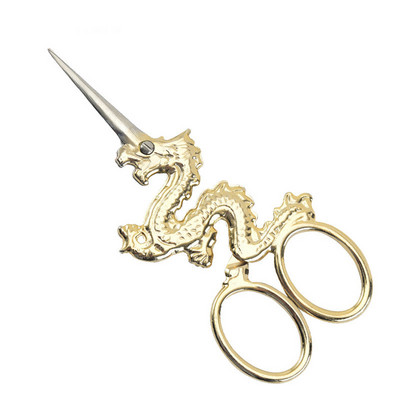 Dragon Horse Šķēres krustdūriens Retro vintage Šķēres Antīkas Šūšanas Drēbnieks Rokdarbi Izšuvumi Šķēres Rokdarbu instrumenti