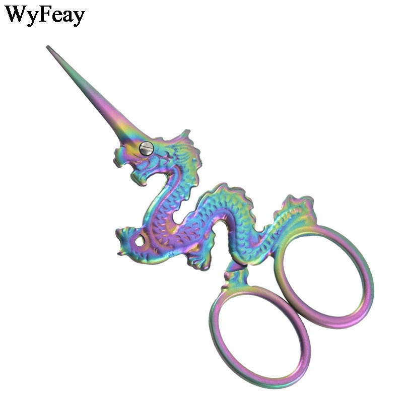 Dragon Horse Šķēres krustdūriens Retro vintage Šķēres Antīkas Šūšanas Drēbnieks Rokdarbi Izšuvumi Šķēres Rokdarbu instrumenti