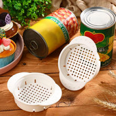 Φορητό φίλτρο τόνου Διχτυωτό φίλτρο τόνου Πρέσα χρηματοκιβώτιο φίλτρο δοχείου Επαναχρησιμοποιήσιμο στραγγιστάρι για φαγητά Κουζίνα με φρούτα λαχανικών
