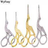 Crane Cross Stitch Retro Classic Vintage Antique Izšuvumi Šūšana Nerūsējošais tērauds Tailor Šķērveida pavedieni Šķēres diegu griezējs