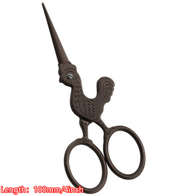 Krustdūriens retro vintage antīks smalkas šūšanas drēbnieks šķērveida izšuvums rokdarbi DIY mājsaimniecības auduma griezuma šķēres DIY rīks