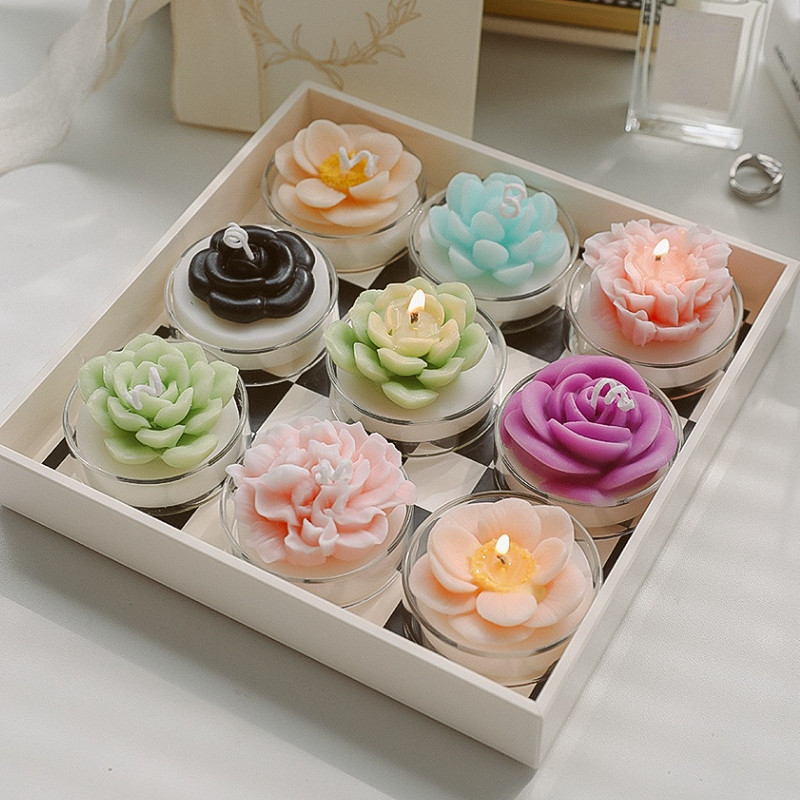 3D silikona sveču veidņu kaktuss aromātiskas sveces formas, simulācijas sukulentu augu ziedu ziepes aromterapijas sveču izgatavošana pelējuma amatniecība