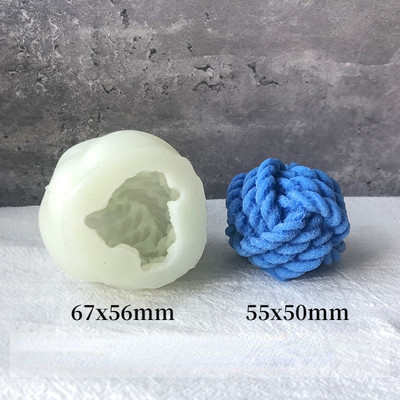 Rotējošās planētas silikona sveces veidnes 3D spirālveida grebšanas lodīšu sveču izgatavošanas piederumi DIY radošs artefaktu sveķu apmetuma ziepju komplekts