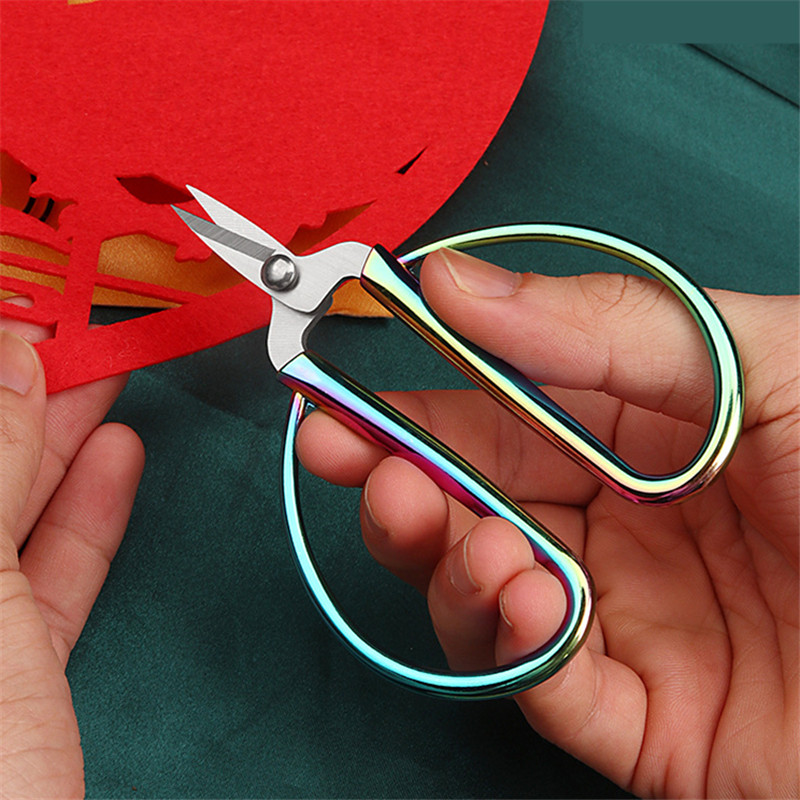 Πολύχρωμο ψαλίδι από ανοξείδωτο ατσάλι Δερμάτινο βελονάκι Ράπτικο ψαλίδι Κλωστές σταυροβελονιά για κέντημα ράψιμο Κόφτης υφασμάτων