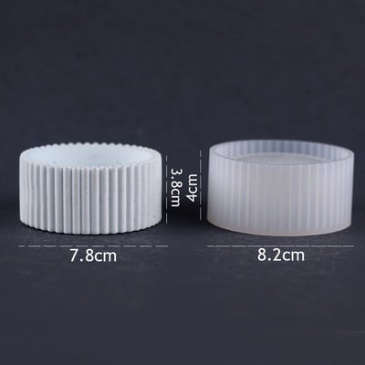 Betoonist küünlapurgi silikoonvormi ümmargune mahlane lillepott DIY epoksüvaigu krohv hoiukasti istutusmasina tootmine