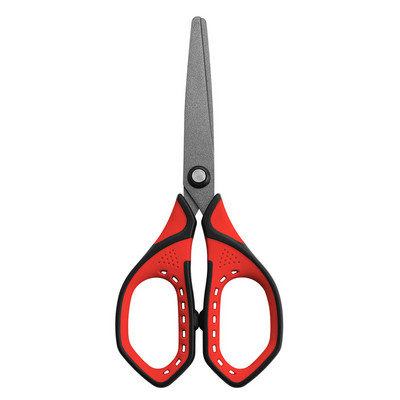 Nerūsējošā tērauda šūšanas šķēres, asmeņi drošs griezējs melns pārklājums, nepiedegošs papīram, rokdarbu šķēres, rakstāmpiederumi šķēres