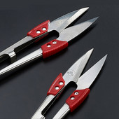 Nerūsējošā tērauda dzijas šķēres griešanai šūšanas šķēres auduma šķērēm krustdūriena šķēres izšūšanas šķēres U diegu šķēres