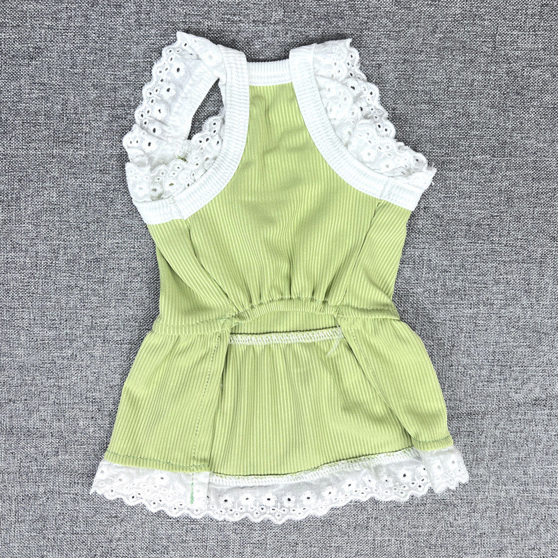 Lemmikloomatarbed Suvine koerarihm pitskleit Teddy Bomei VIP-karud Yorkshire`i kutsikas Päikeselill Kassiriided Hingavad õhukesed lemmikloomariided