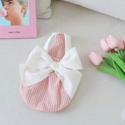 Fusta Bichon roz pentru cățeluș de modă, fundă pentru animale de companie, rochie de pluș, rochie de vară rece Yorkshire, pentru pisici mici, haine pentru câini, articole pentru animale de companie