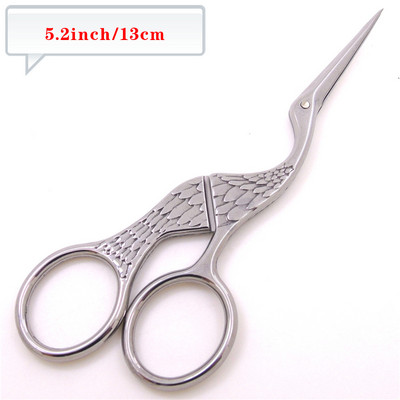 Celtņa mutes šķēres krustdūriens antīks vintage mazs šūšanas šķēres zvejas nerūsējošā tērauda diegu griezējs DIY šķēres audums