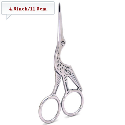 Celtņa mutes šķēres krustdūriens antīks vintage mazs šūšanas šķēres zvejas nerūsējošā tērauda diegu griezējs DIY šķēres audums