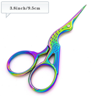 Celtņa mutes šķēres krustdūriens antīks vintage mazs šūšanas šķēres zvejas nerūsējošā tērauda diegu griezējs DIY šķēres audums