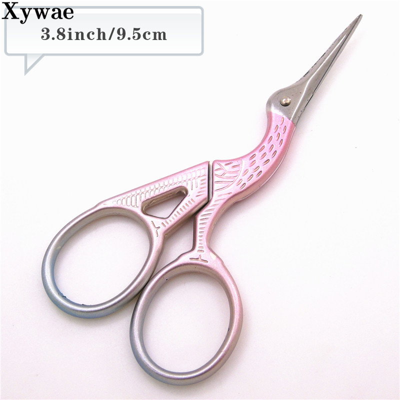 Celtņa mutes šķēres krustdūriens antīks vintage mazs šūšanas šķēres zvejas nerūsējošā tērauda diegu griezējs DIY šķēres audums